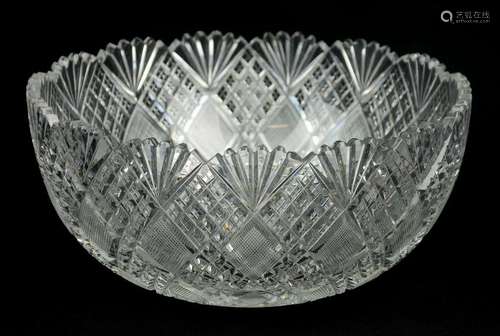 ABCG Cut Glass Bowl