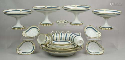 (24) Pcs C Poyard Vion & Baury Dessert Set