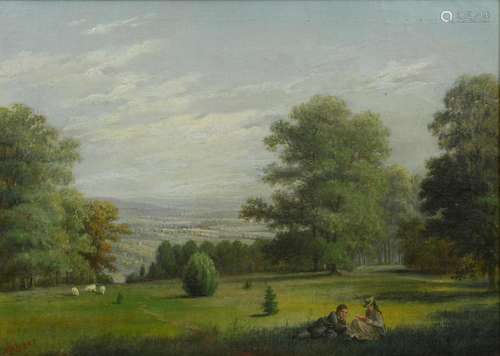 John Heyl Raser (Amer. 1824-1901), PA artist, painting