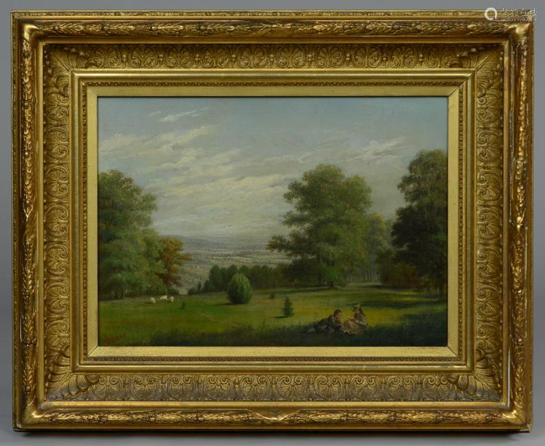 John Heyl Raser (Amer. 1824-1901), PA artist, painting－【Deal Price Picture】