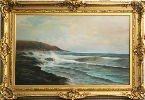 Breakers Along the Shore, Warren Sheppard, O/C