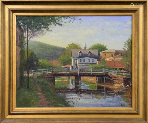 George Van Hook, Lambertville Morning, O/C