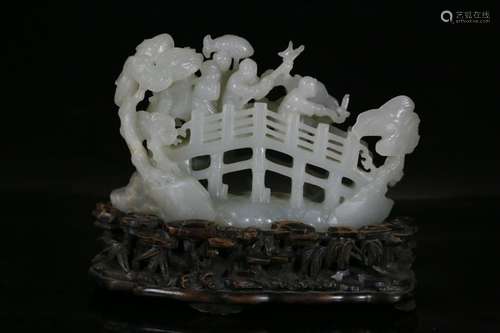 A white jade ornaments