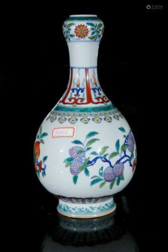 A doucai 'flower' vase