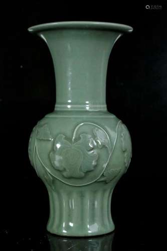 A longquan 'flower' vase Chinese