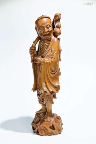 A boxwood luohan