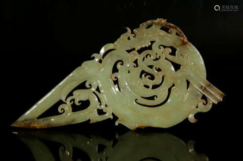 A white jade plaques