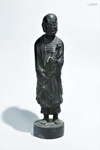 A bronze luohan