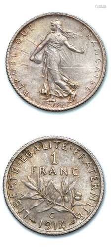 1 franc. 1914. Castelsarrasin. G. 467. Splendide.