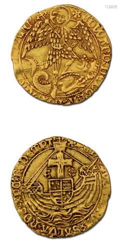 GRANDE BRETAGNE Edouard IV (1461 1485) Ange d'or, …