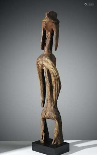 Statue Mumuye Nigeria Bois. H. 78 cm Belle statue …