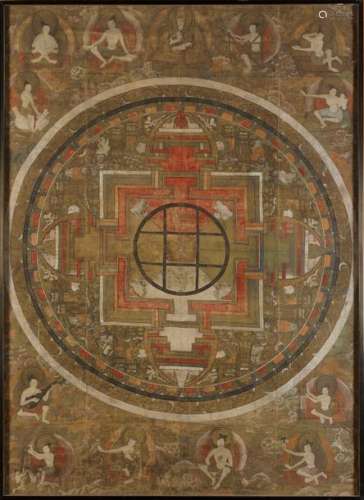 Mandala de Vajrabhairava Tibet Oriental / Chine c.…