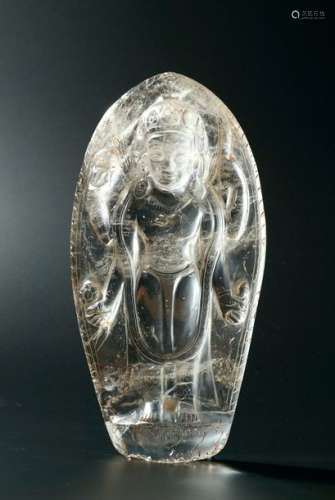 Vishnu Népal. C. 17° 18°siècle Cristal de roche. H…
