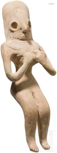 Weibliches Terrakotta-Idol, Indus Valley Civilization, Pakistan-Nordwestindien, 3. Jtsd. v. Chr.