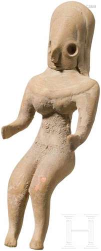 Weibliches Terrakotta-Idol, Indus Valley Civilization, Pakistan-Nordwestindien, 3. Jtsd. v. Chr.