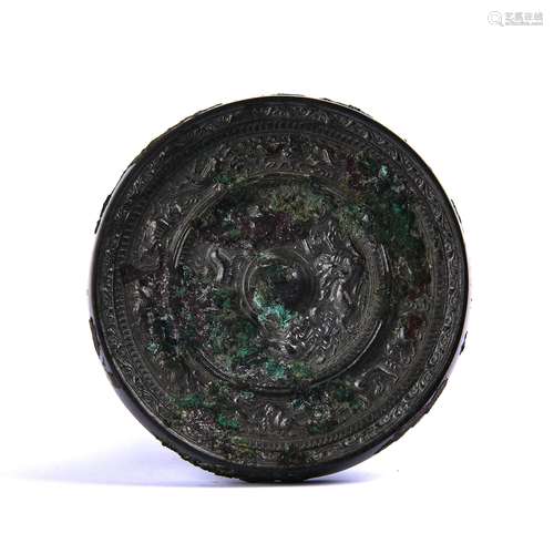 A Chinese Bronze Mirror