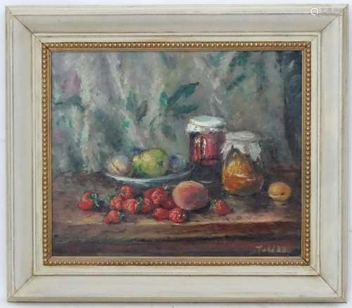 Tade Boronski, 1988, Oil on canvas, Still life,