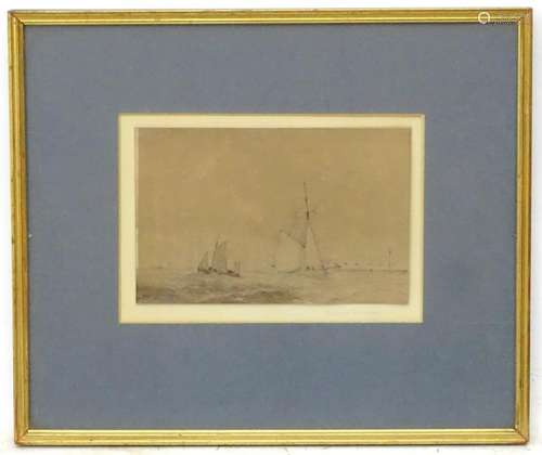 Edward Duncan (1803-1882) RWS, Pencil, Spithead and the