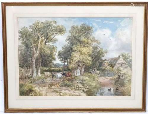 James Price (fl. 1842-76), Watercolour, A Kent