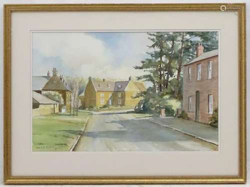 Roger Corfe (19)97, Watercolour, A north Oxfordshire