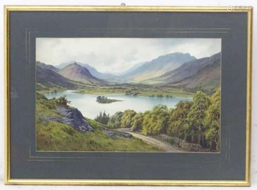 R Stewart, XX, Watercolour and gouache, 'Grasmere