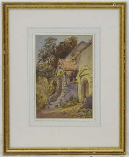 Alfred Kean (fl. 1854-1866), Watercolour, View of an