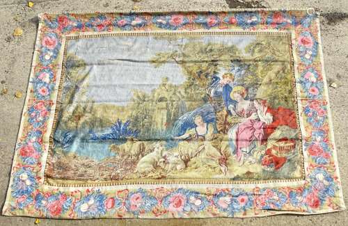 Tapestry / Wall Hanging: a large French early 20thC