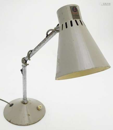 Vintage Retro: A 1950's desk lamp by Pifco, a