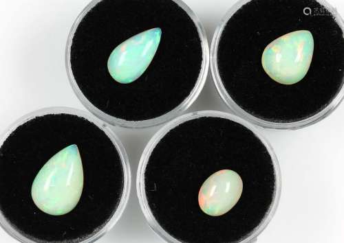 Lot 4 loose opals