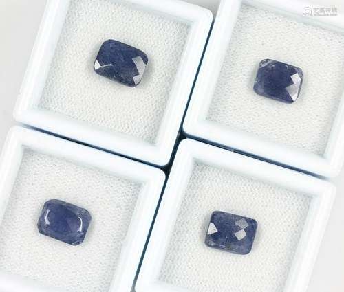 Lot 4 loose tanzanites