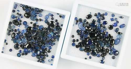 Lot loose sapphires