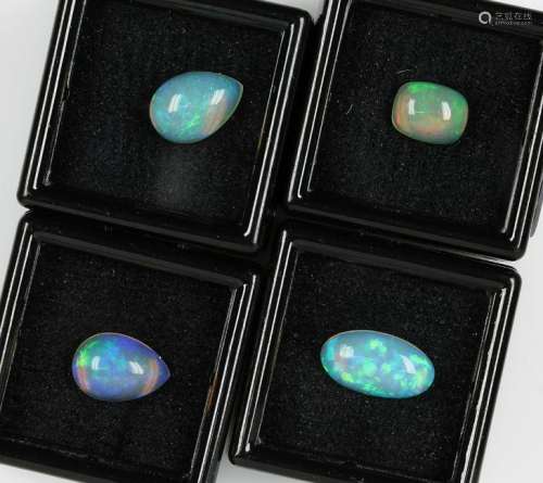 Lot loose opals