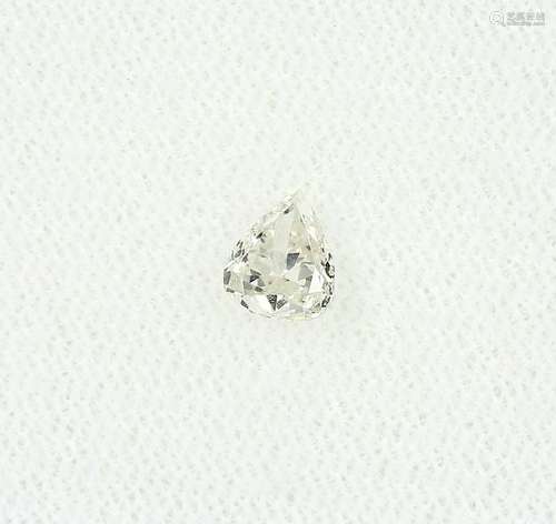 Loose diamond, 0.62 ct Top Crystal (I)/si2, pearformed