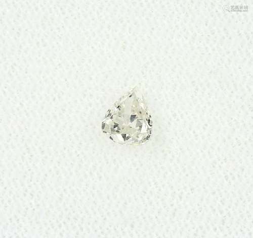 Loose diamond, 0.62 ct Top Crystal (I)/si2, pearformed
