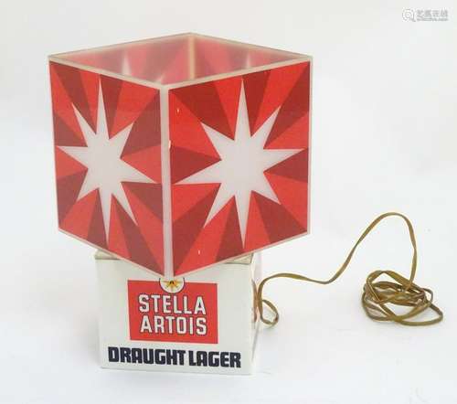 Advertising: A 'Stella Artois Draught Lager' electric