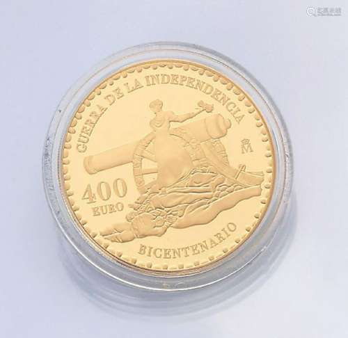 Gold coin, 400 EURO, Spain, 2008