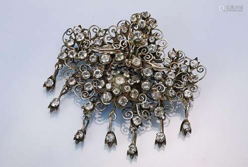 Brooch/pendant with rhine stones