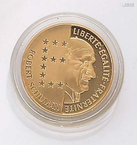 Gold coin, 10 Francs, France, 1986