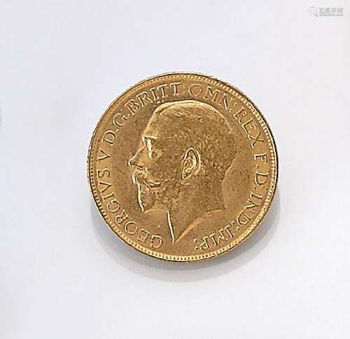 Gold coin, Sovereign, Great Britain, 1926