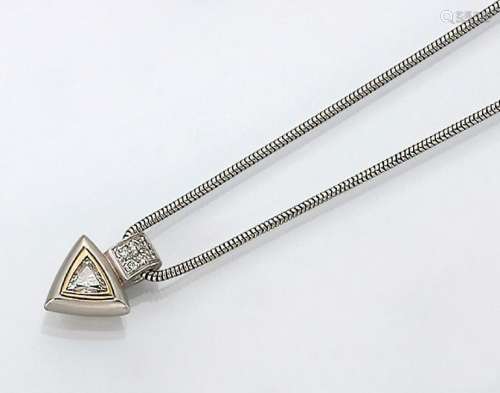 Designer pendant with diamonds
