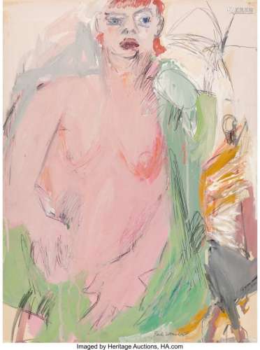 77028: Paul Wonner (1920-2008) Untitled (Female Nude),