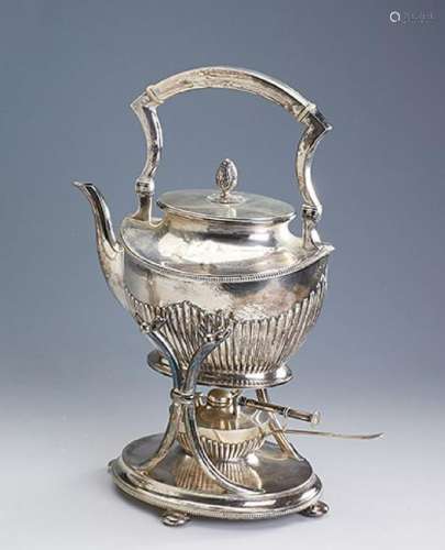 Teapot with rechaud, Koch & Bergfeld