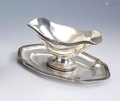 Sauce boat, Spain after 1910, silver