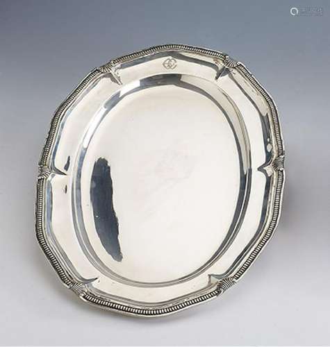 Big platter, Spain after 1910, silver