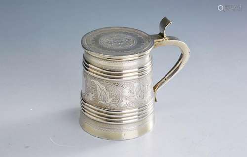 Little schnapps beaker, Moscow 1869, 84 silver