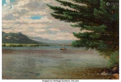 25009: Nelson Augustus Moore (American, 1824-1902) Lake