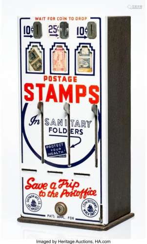 77081: Robert Watts (1923-1988) Stamp Machine and Stamp