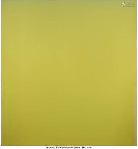 77102: Joseph Marioni (b. 1943) Yellow Painting, 2001 A