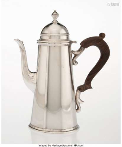 25066: A George Gebelein Lighthouse Form Silver Coffee