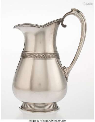 25067: A Gorham Mrg. Co. Silver Water Pitcher, Providen